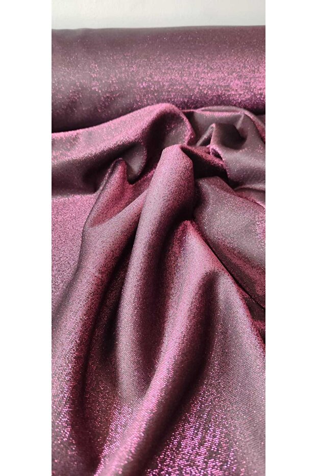 Simli Örme Pırıltı Mürdüm - 2