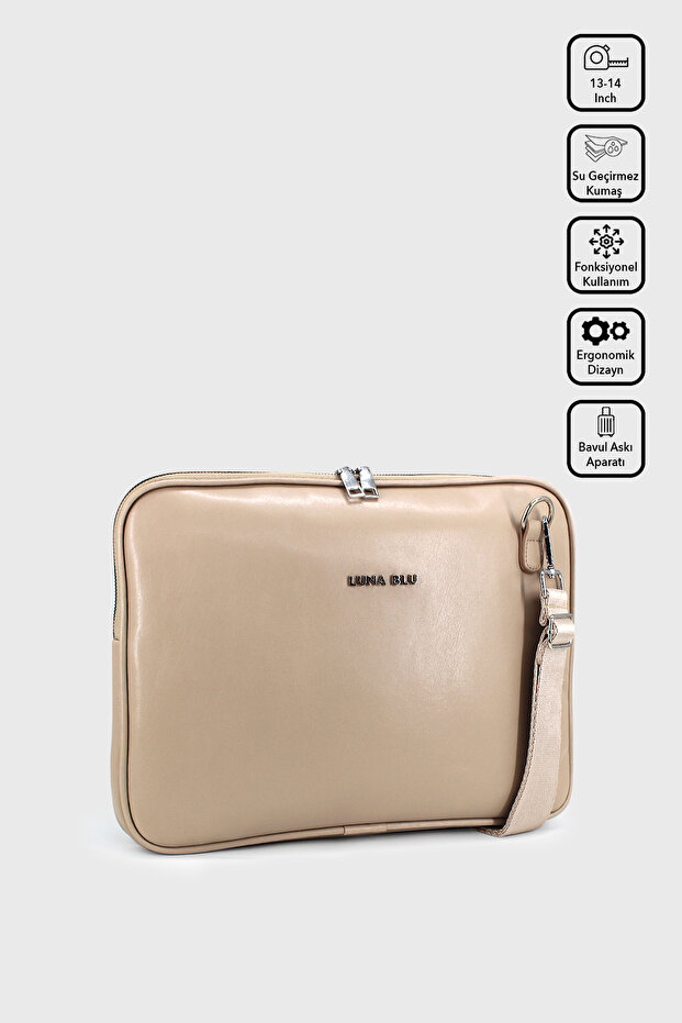 13-14" Inch Waterproof Fabric Featured MacBook Air-Pro Briefcase Notebook Laptop Crossbody Bag