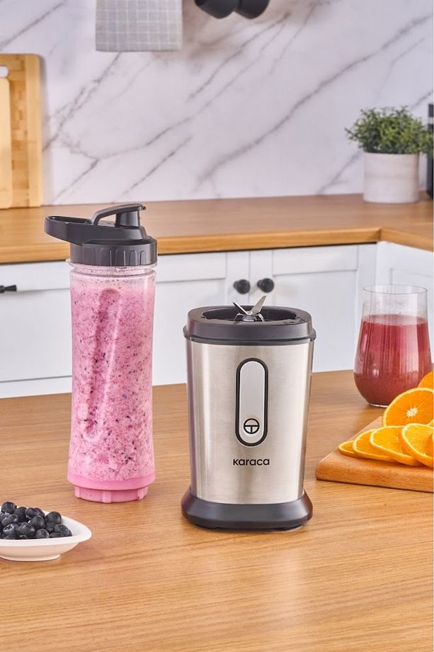 Smooth and Crush Personal Kişisel Smoothie Blender Inox - 4