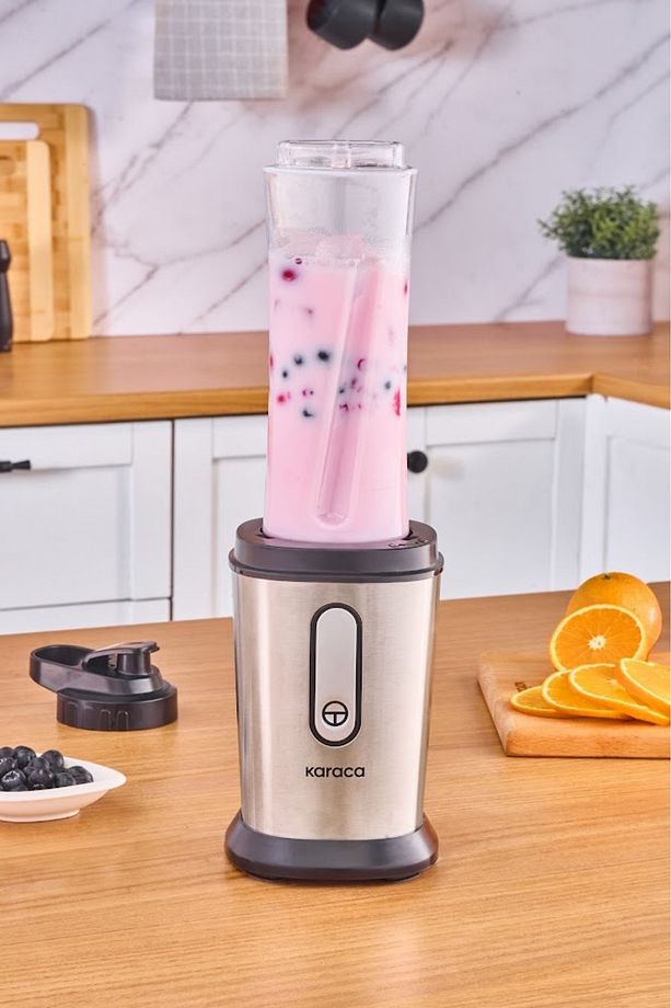 Smooth and Crush Personal Kişisel Smoothie Blender Inox - 8
