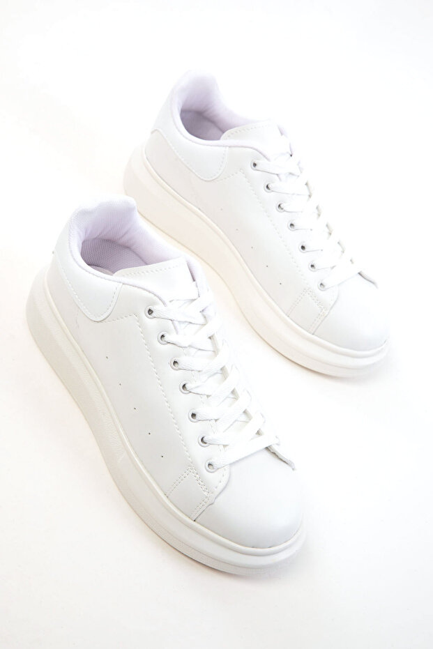 Beyaz Kadın Sneaker 15732 - 4