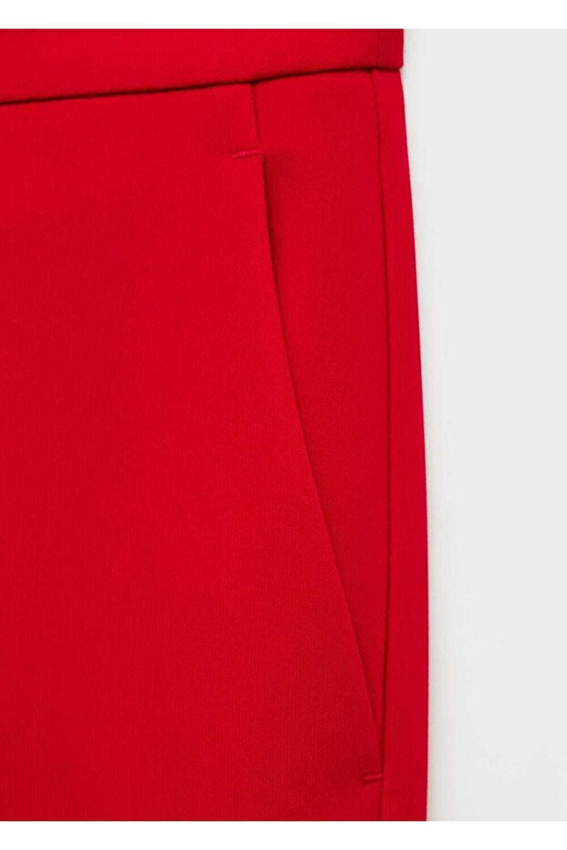 Wideleg kumaş pantolon - 6