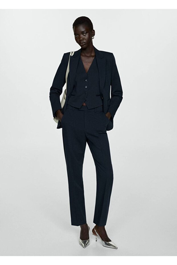 Düğmeli takım yelek - 2