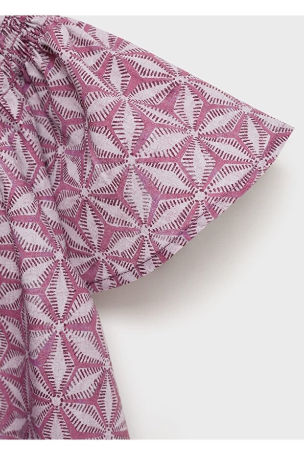 Patterned cotton blouse - 4