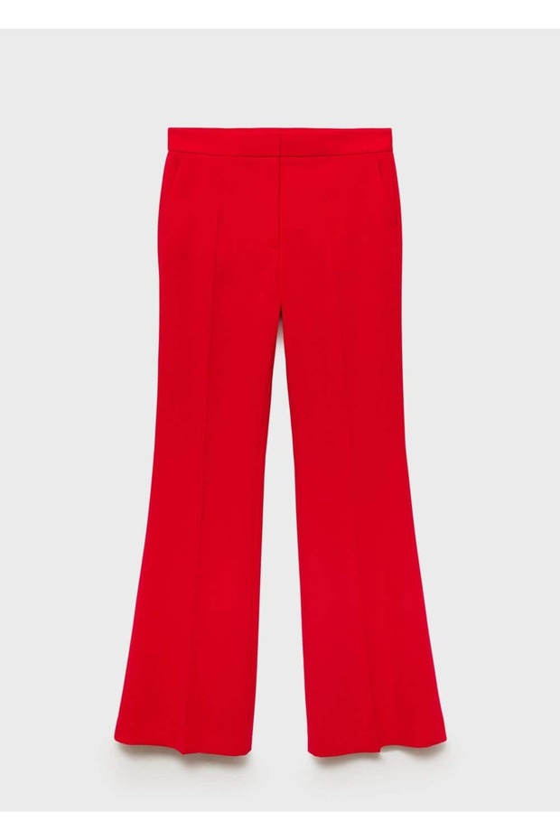 Wideleg kumaş pantolon - 3