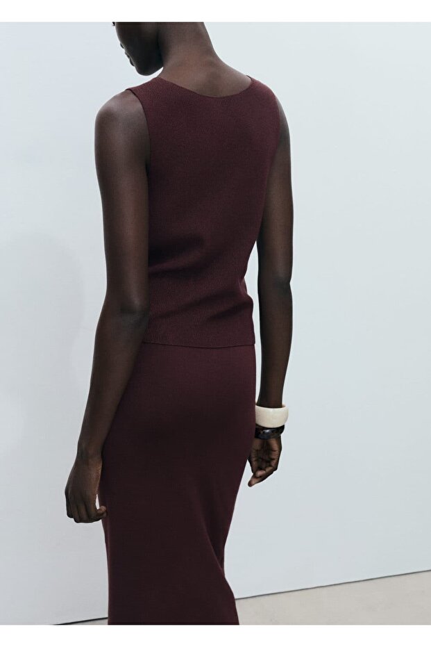 İnce fitilli örgü üst - 4