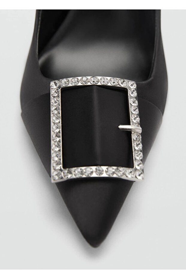 Tokalı topuklu ayakabbı - 5