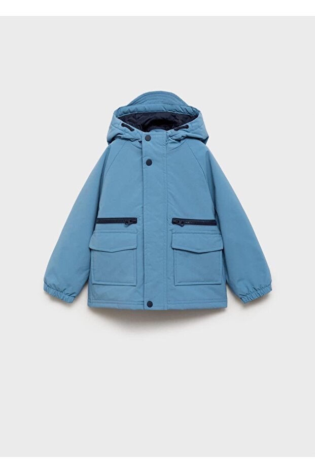 Astarı kapitoneli su geçirmez parka - 3