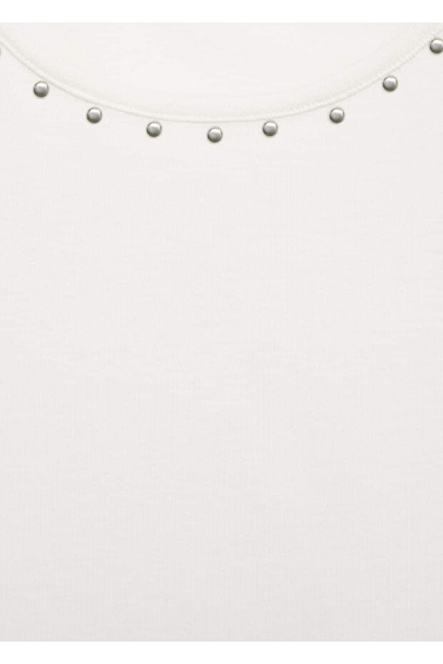 Pamuk üst perçin detay - 8