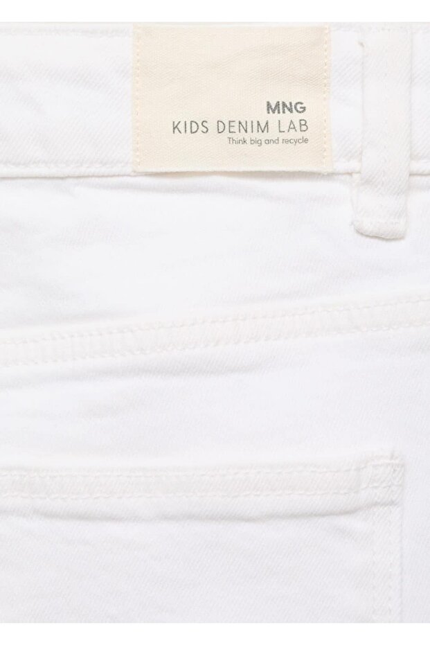 Denim bermuda şort - 4