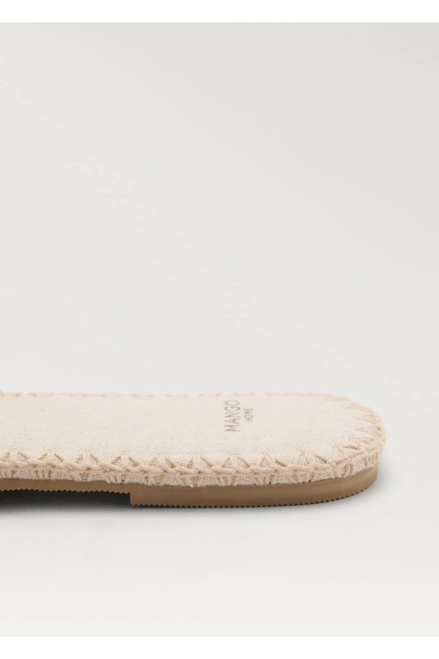 Knitted Patterned Cotton Slippers - 5