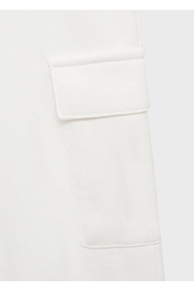 Pamuklu kargo pantolon - 4