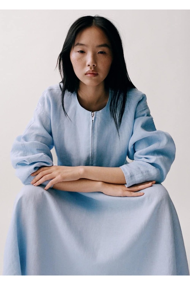 Cepli keten crop ceket - 7