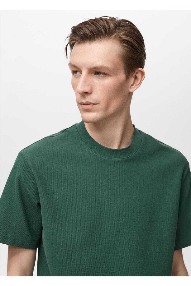 Ribana regular fit pamuklu tişört - 7
