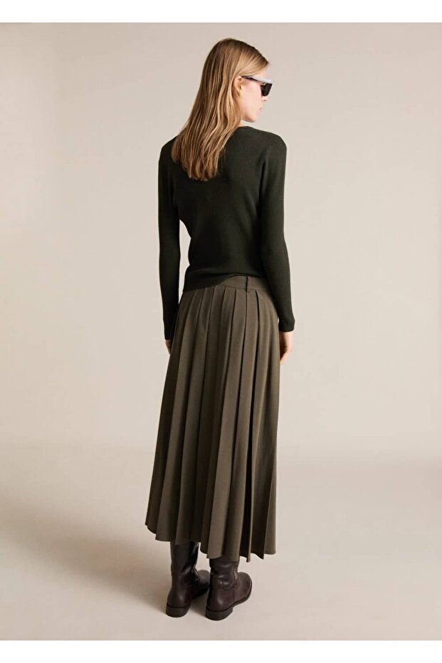 V yaka triko hırka - 4