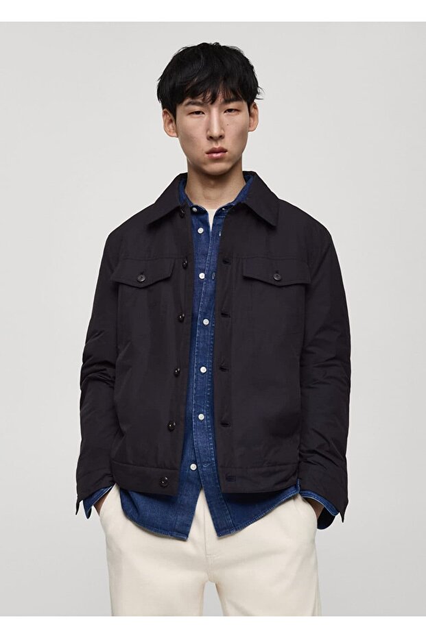 Su itici kapitone ceket - 1