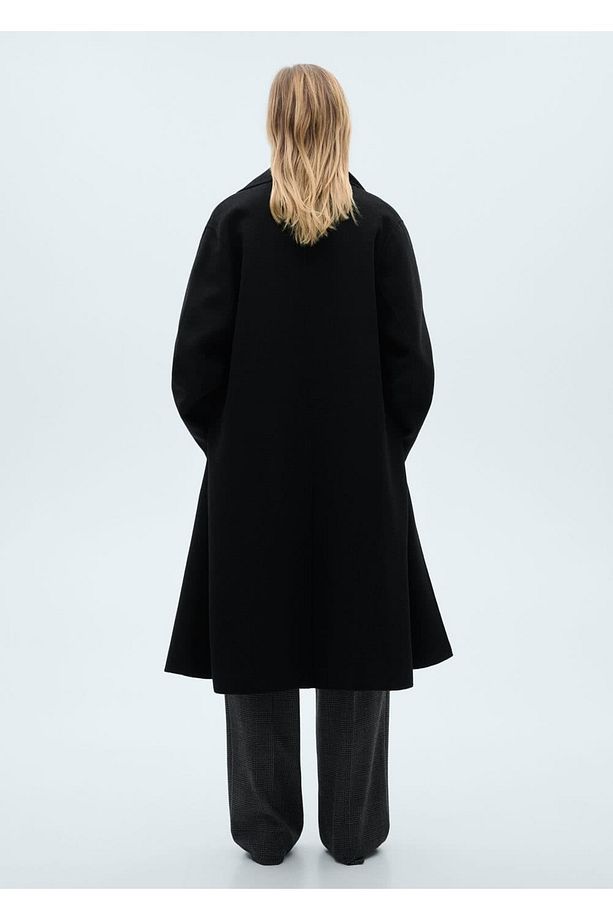 El yapımı oversize yün palto - 4