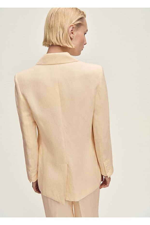 سترة من مزيج الكتان - 4