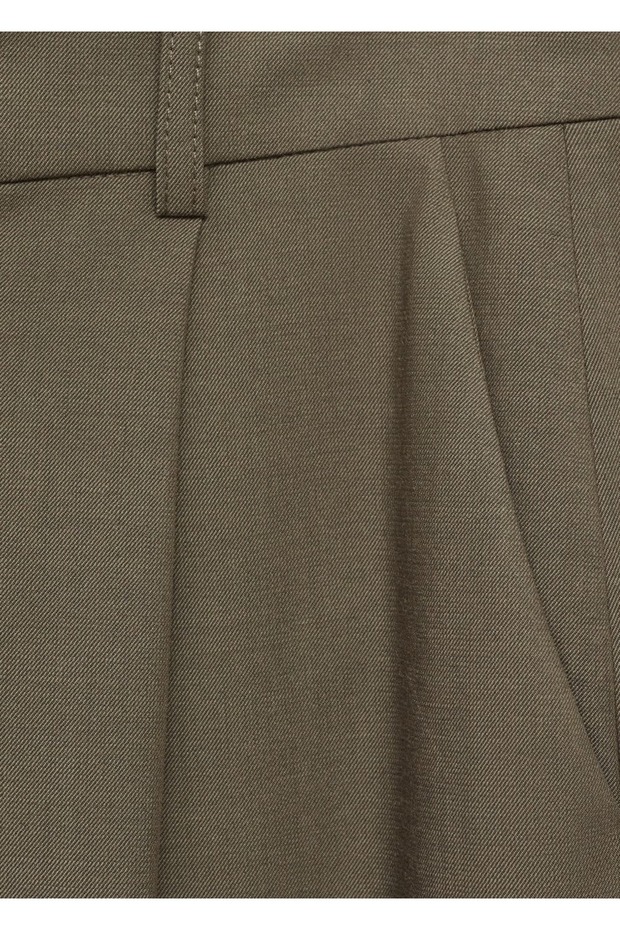 Düz kesim orta belli pantolon - 6