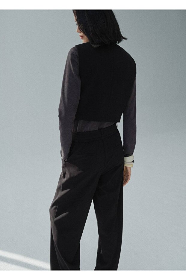 Düğmeli takım yelek - 4