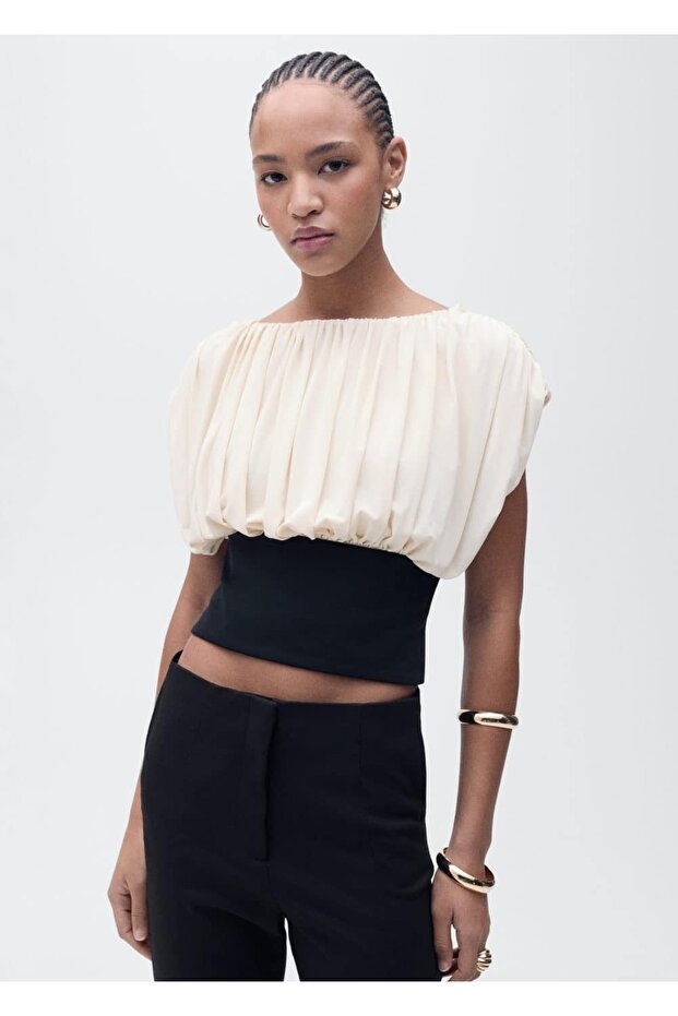 Kombine drape bluz - 1