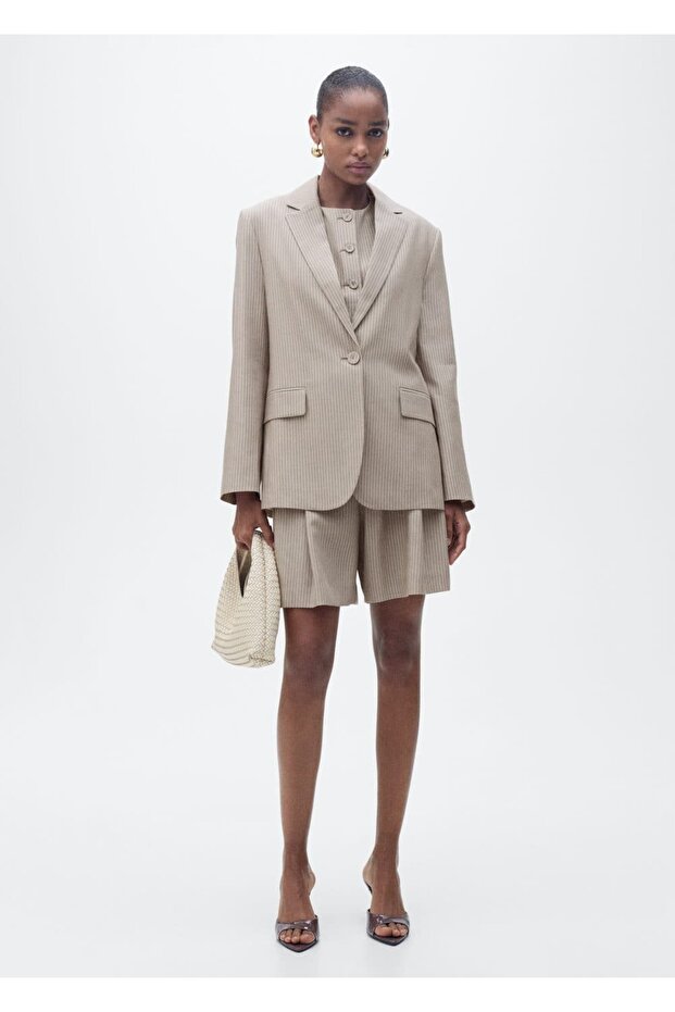 Lyocell blazer ceket - 2