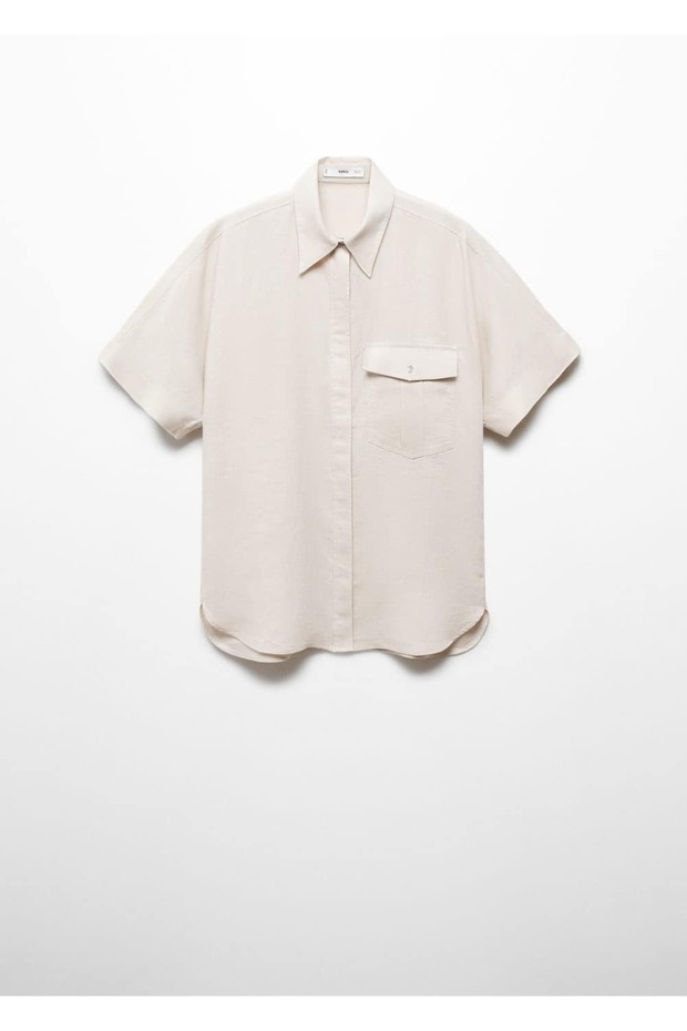 Cepli keten gömlek - 3