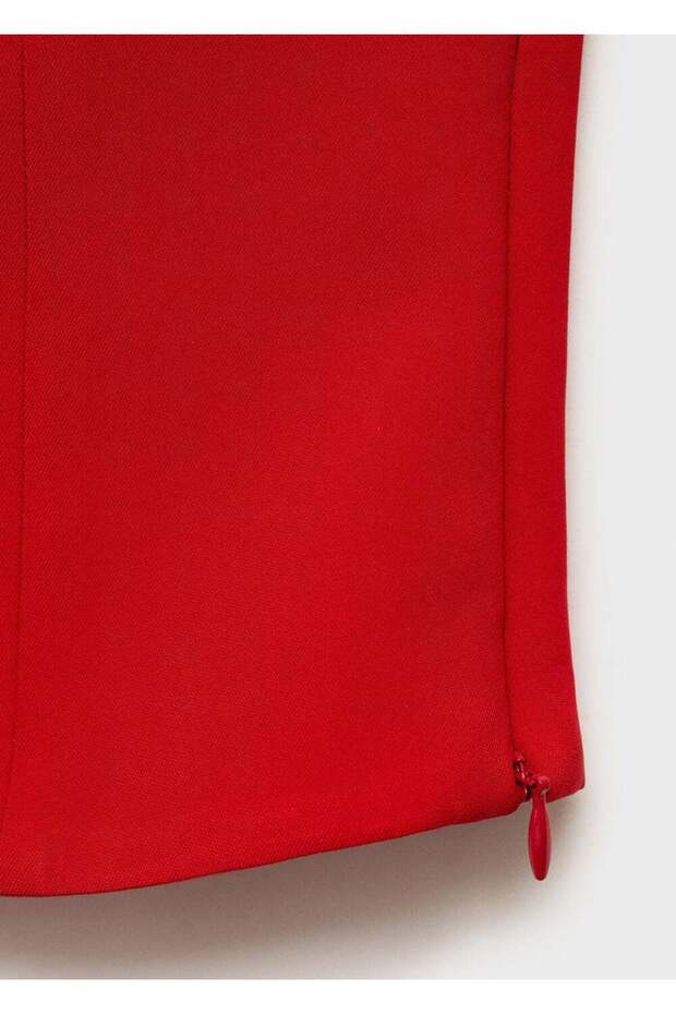 Kurze Bluse mit Rückenbindung - 6