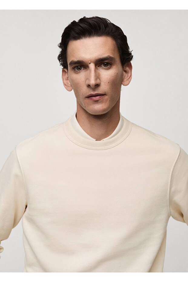 Regular kesim pamuklu sweatshirt - 7