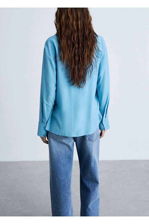 Lyocell akışkan gömlek - 4