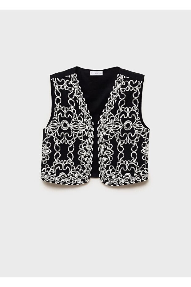 İşlemeli yelek - 3