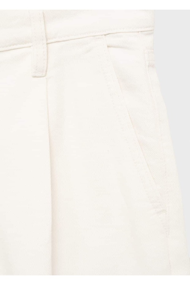 Pilili denim bermuda şort - 5