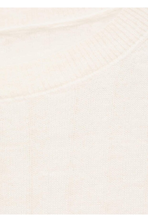 Yuvarlak yaka ribana kazak - 5