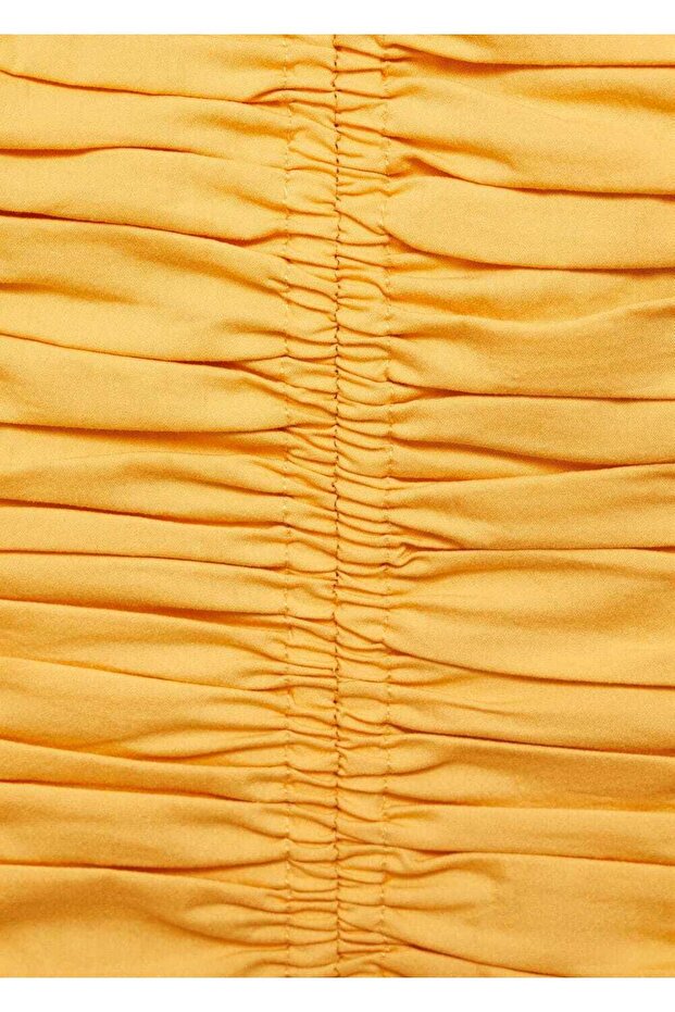 Dantelli straplez bluz - 6