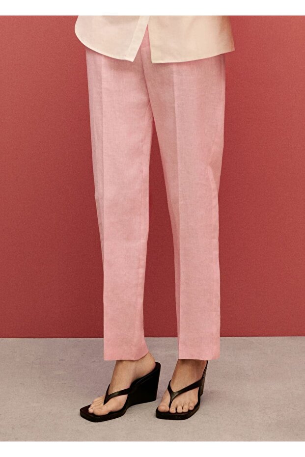 Keten pantolon takım - 1