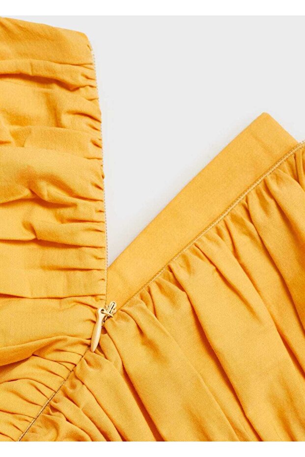 Dantelli straplez bluz - 5