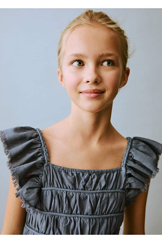 Volanlı uzun etek - 4