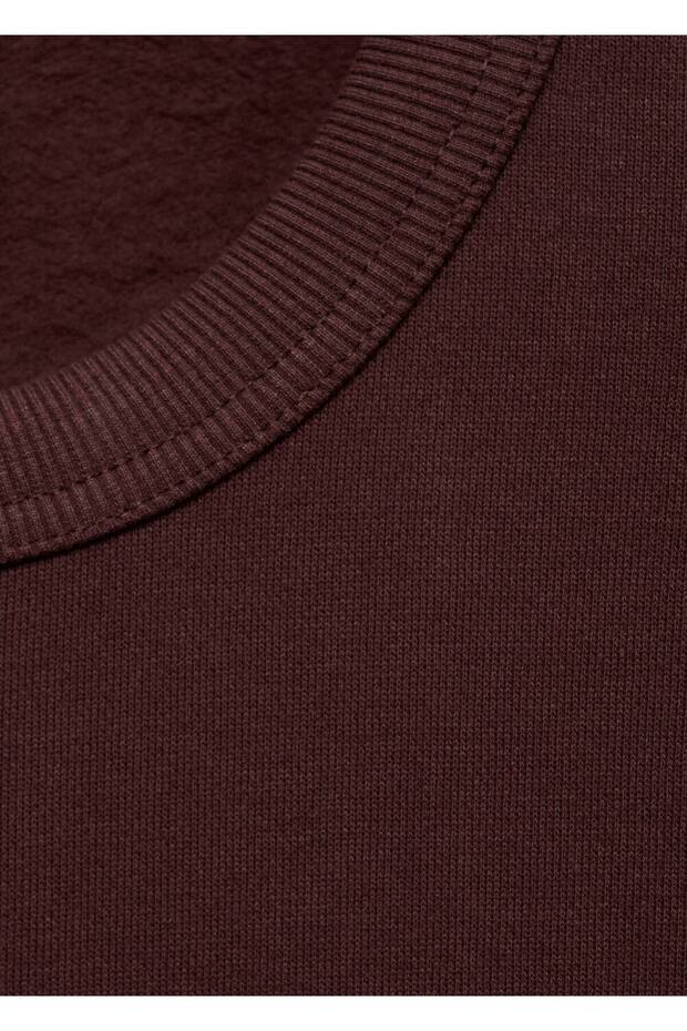 Regular kesim pamuklu sweatshirt - 5