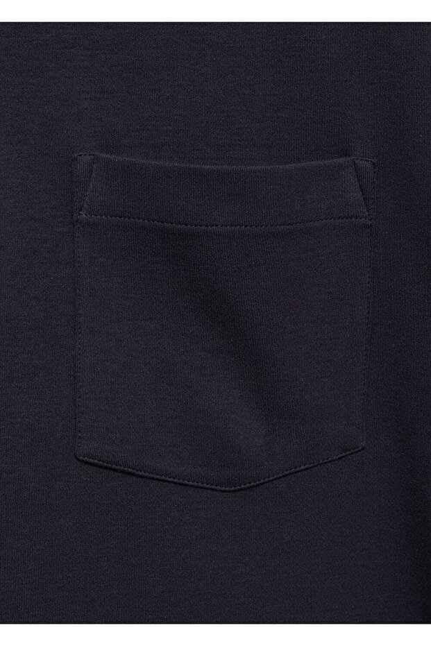 Oversize pamuklu cepli tişört - 8