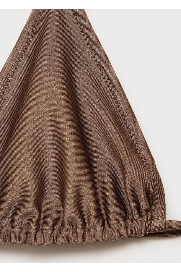 Parlak yüzeyli bikini üstü - 5