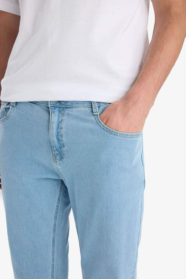 Sergio Regular Fit Normal Kalıp Normal Bel Boru Paça Jean Pantolon E7268AX25SM - 5