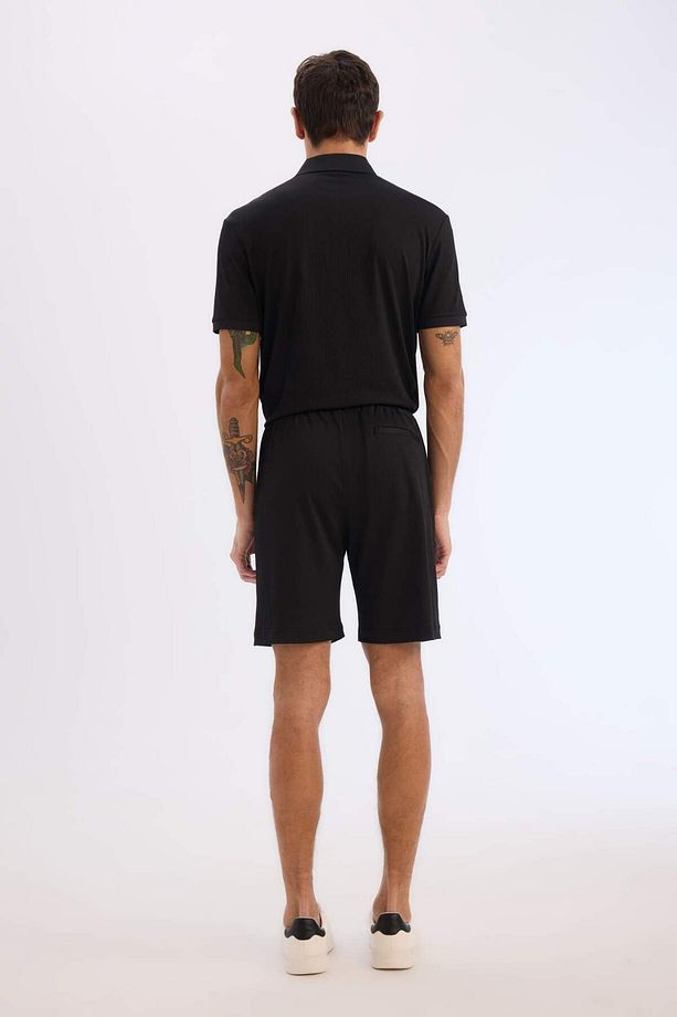 Regular Fit Her Yöne Esneyen Krinkıl Bermuda Şort E0980ax25sm - 7