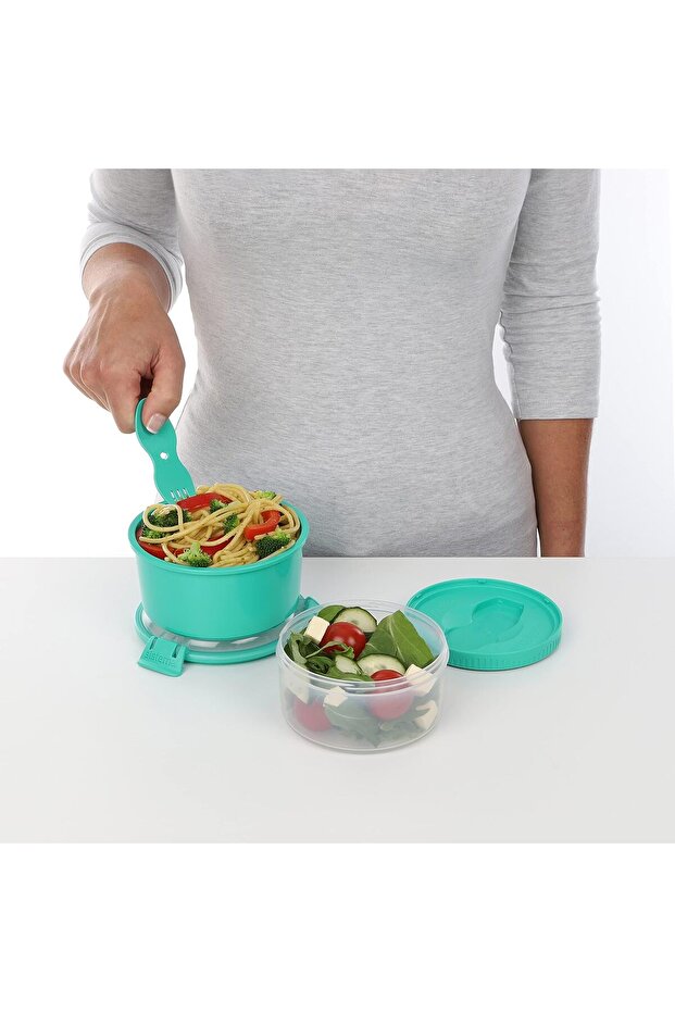 حقيبة غداء ستاك تو جو، دائرية، 965 مل - 3