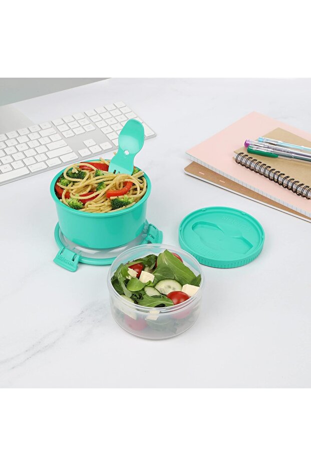 حقيبة غداء ستاك تو جو، دائرية، 965 مل - 4