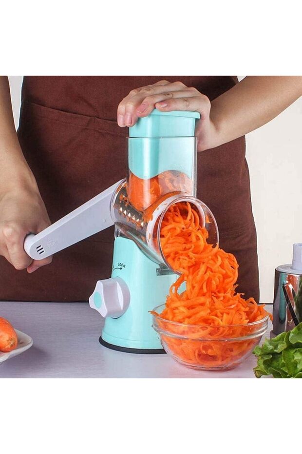 قطاعة خضروات دوارة متعددة الوظائف، قطاعة يدوية، قطاعة خضروات، مفرمة لحم C - 2