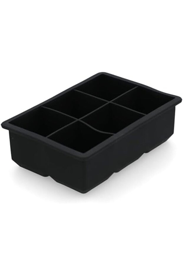 Felli Rectangular Ice Cube Tray Black 16.2 x 5cm - 1