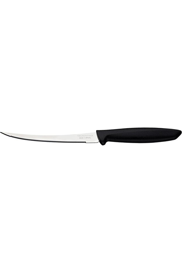 Plenus 5 Inches Tomato Knife with Stainless Steel Blade and Black Polypropylene Handle