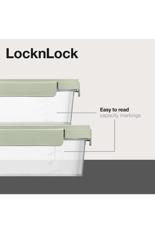 مجموعة حاويات نستوبيا (500 مل، 920 مل، 1.6 لتر) - 2