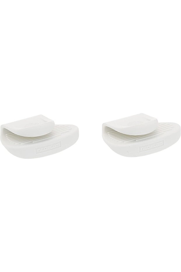 Silicone Grips Set of 2, White (Pot Handle Covers)