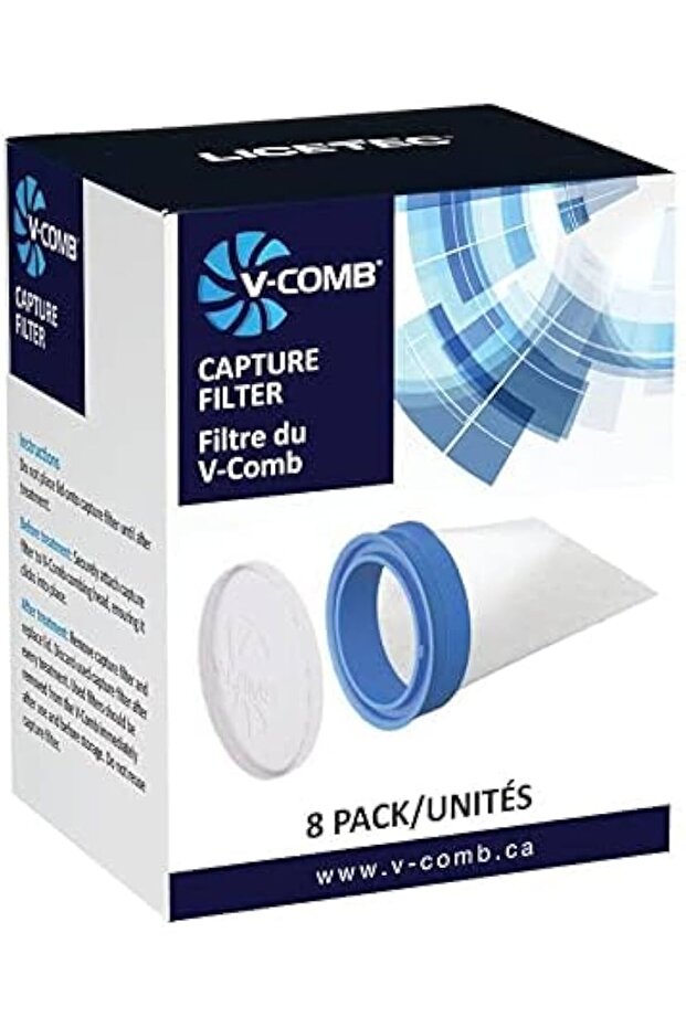 مجموعة من 8 فلاتر التقاط V-Comb - 1